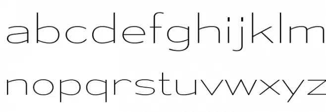 MesmerizeExUl-Regular Schriftart Kleinbuchstaben