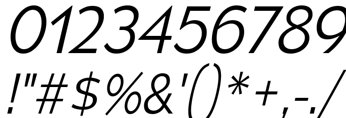 MesmerizeLt-Italic Font OTHER CHARS
