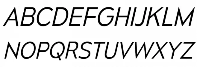 MesmerizeLt-Italic 字体 大写