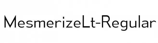 MesmerizeLt-Regular  नि: शुल्क फ़ॉन्ट्स डाउनलोड