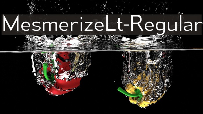 MesmerizeLt-Regular Font examples