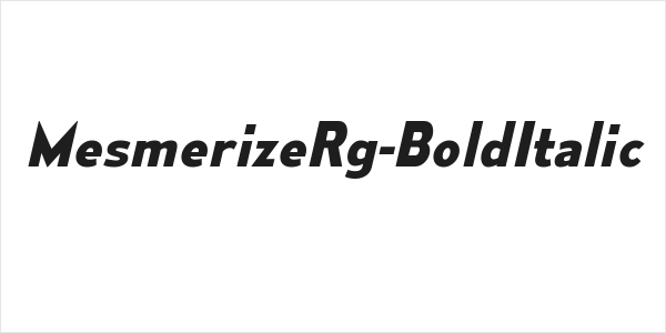 MesmerizeRg-BoldItalic Logo