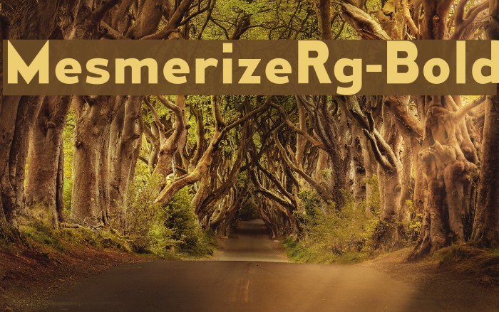 MesmerizeRg-Bold Font examples
