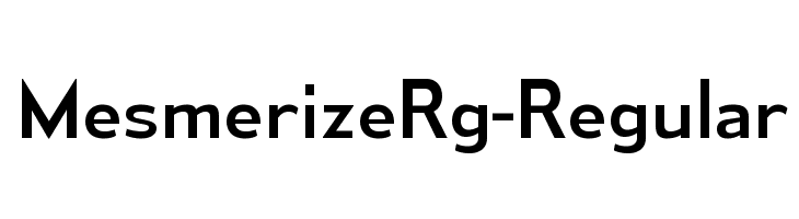 MesmerizeRg-Regular  免费字体下载
