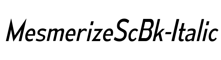 MesmerizeScBk-Italic  les polices de caractères gratuit tlcharger