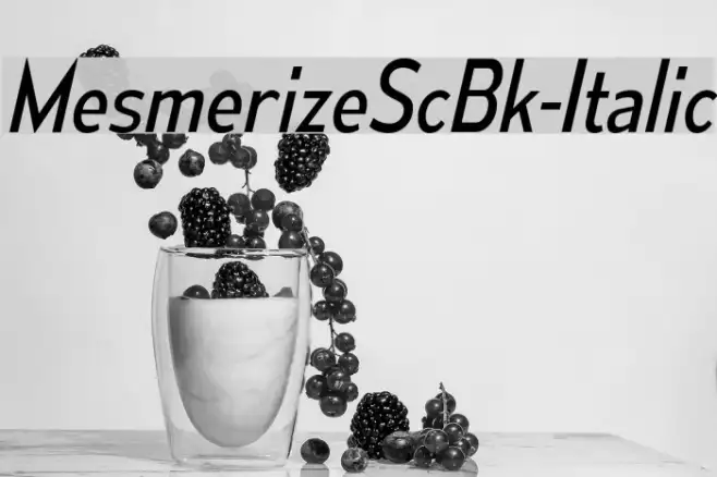 MesmerizeScBk-Italic Example 3