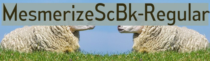 MesmerizeScBk-Regular Font examples