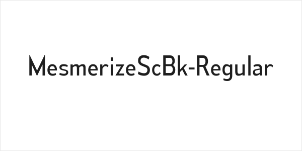 MesmerizeScBk-Regular Logo