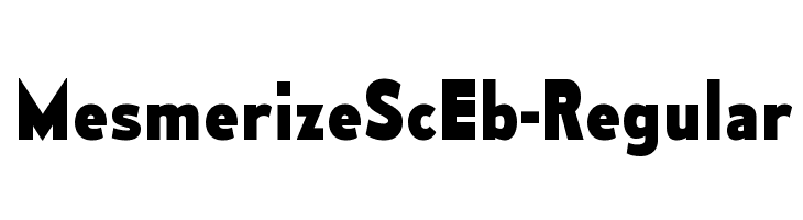 MesmerizeScEb-Regular  Frei Schriftart Herunterladen