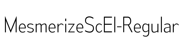 MesmerizeScEl-Regular  لخطوط تنزيل