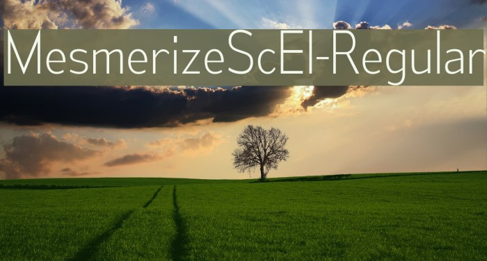 MesmerizeScEl-Regular Font examples