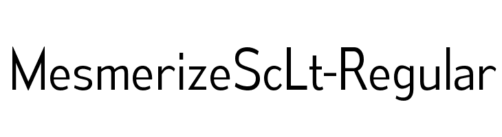 MesmerizeScLt-Regular  Frei Schriftart Herunterladen