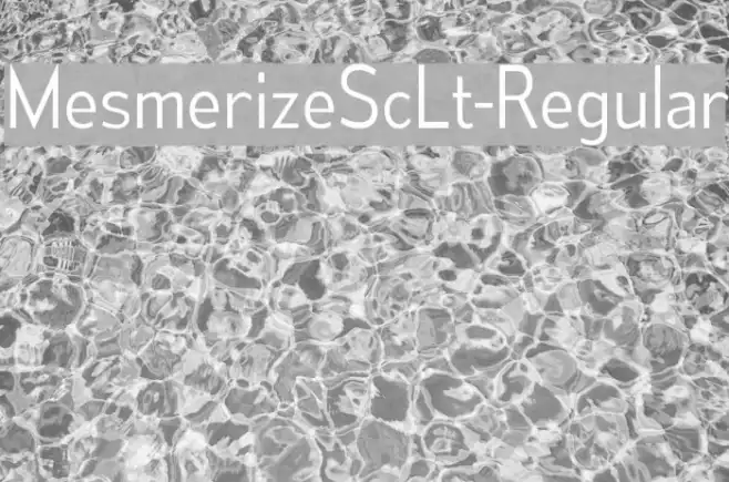 MesmerizeScLt-Regular Example 3