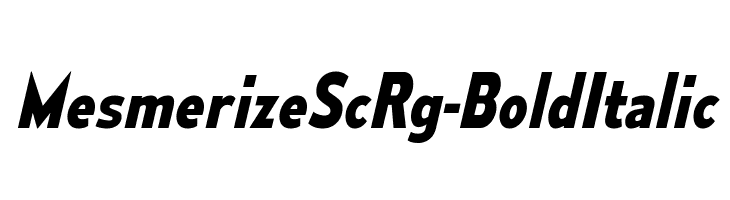 MesmerizeScRg-BoldItalic  لخطوط تنزيل