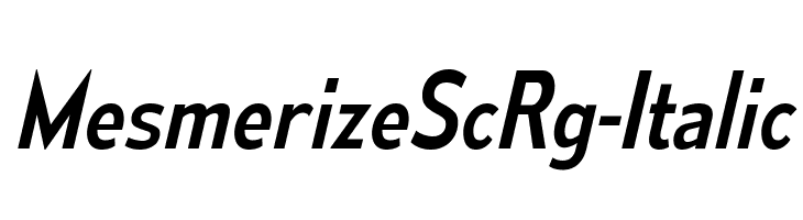 MesmerizeScRg-Italic  नि: शुल्क फ़ॉन्ट्स डाउनलोड