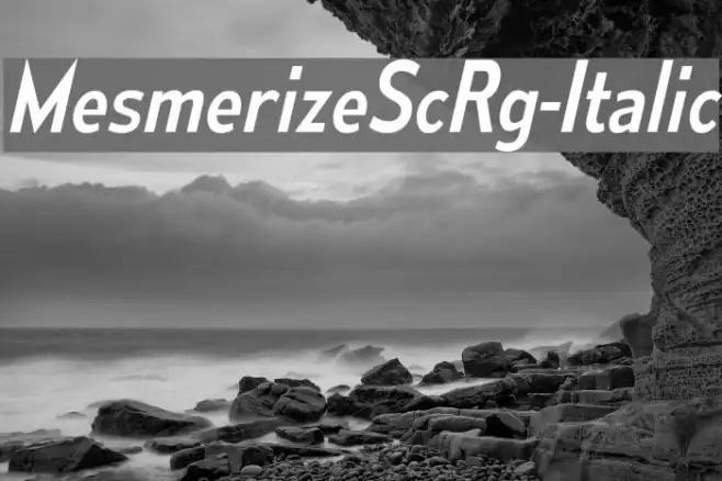 MesmerizeScRg-Italic Example 2