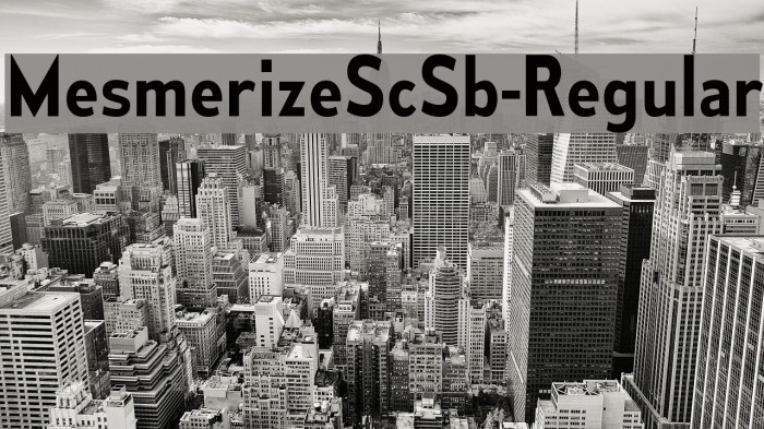 MesmerizeScSb-Regular Font examples