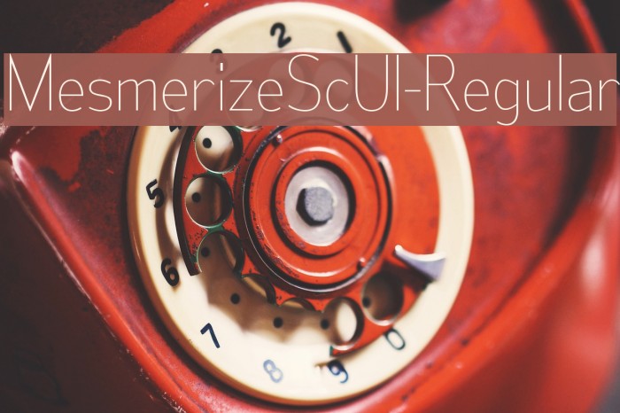 MesmerizeScUl-Regular Font examples