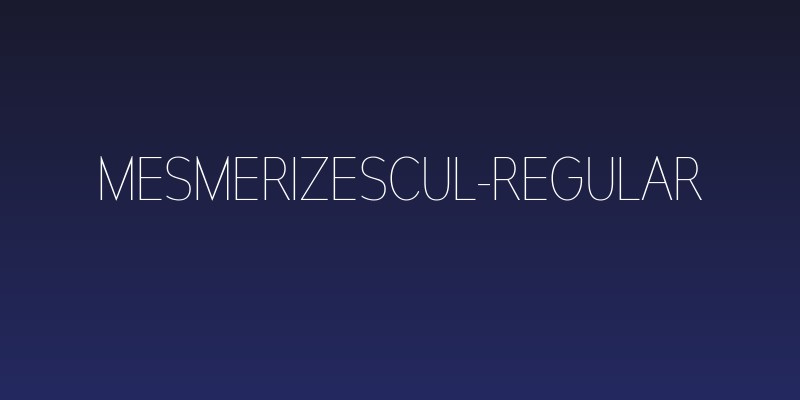 MesmerizeScUl-Regular Social Header