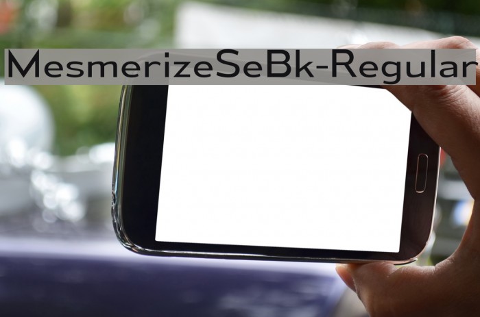MesmerizeSeBk-Regular Font examples
