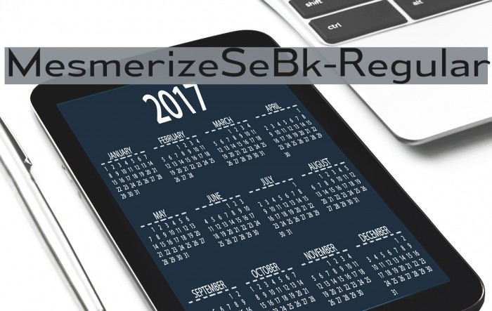 MesmerizeSeBk-Regular Font examples