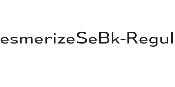 MesmerizeSeBk-Regular Logo
