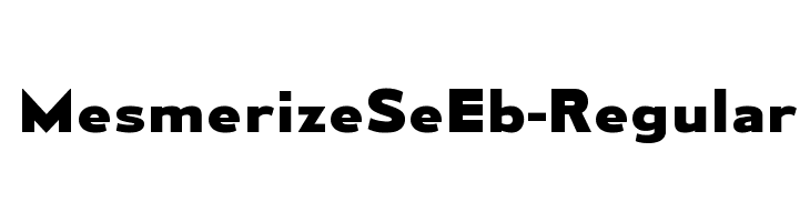 MesmerizeSeEb-Regular  Frei Schriftart Herunterladen