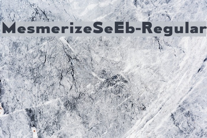 MesmerizeSeEb-Regular Font examples