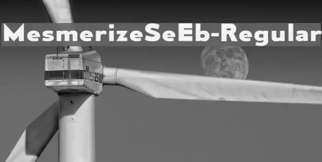 MesmerizeSeEb-Regular Fonte examples
