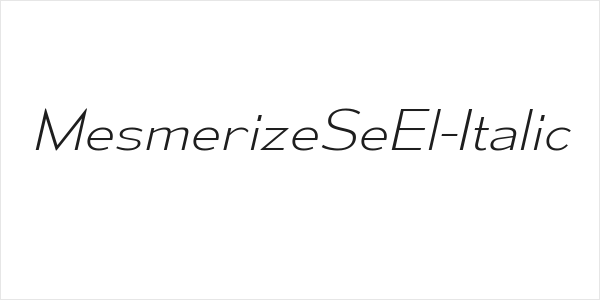 MesmerizeSeEl-Italic Logo