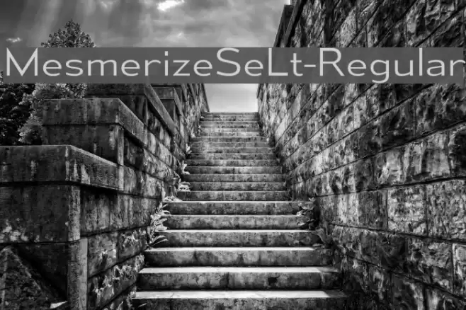 MesmerizeSeLt-Regular Font examples