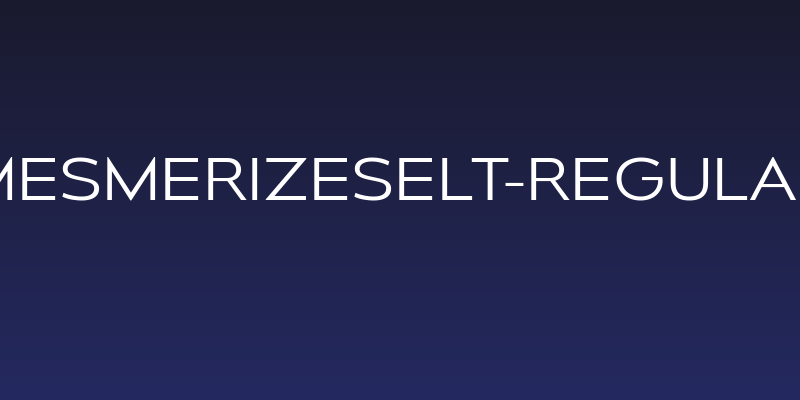 MesmerizeSeLt-Regular Social Header