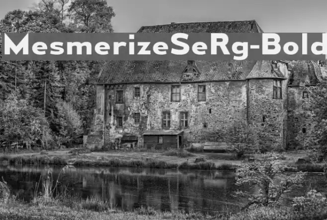 MesmerizeSeRg-Bold Font examples