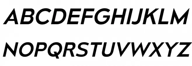 MesmerizeSeRg-Italic フォント 大文字