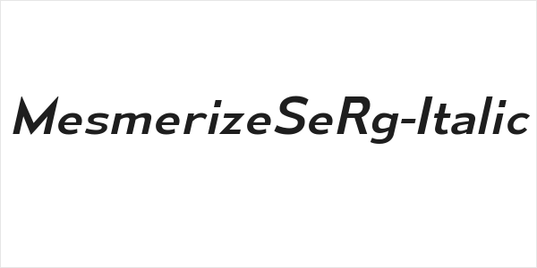 MesmerizeSeRg-Italic Logo