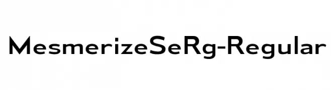 MesmerizeSeRg-Regular  免费字体下载
