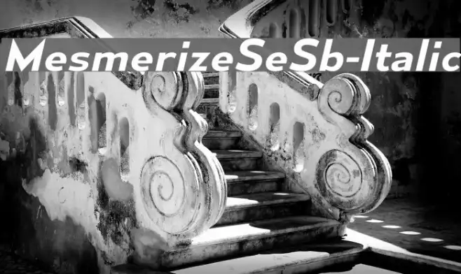 MesmerizeSeSb-Italic Example 1