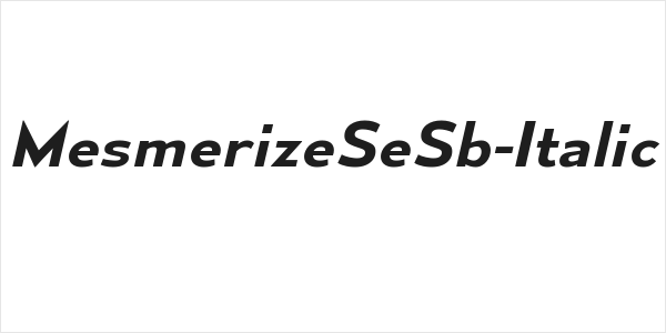 MesmerizeSeSb-Italic Logo