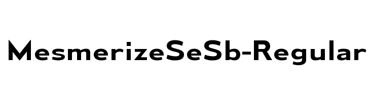 MesmerizeSeSb-Regular  font caratteri gratis