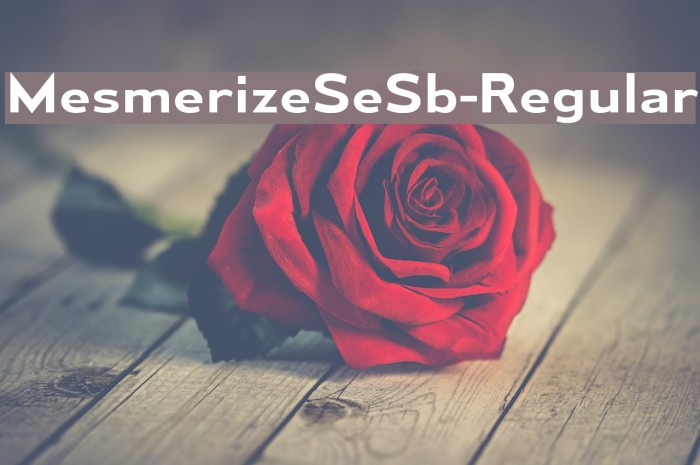 MesmerizeSeSb-Regular Example 3