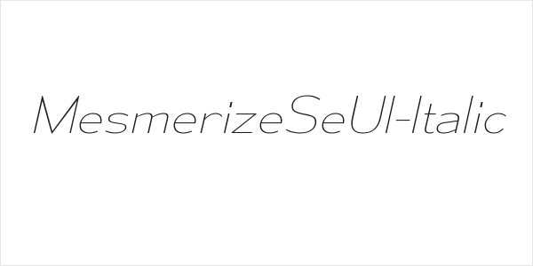 MesmerizeSeUl-Italic Logo