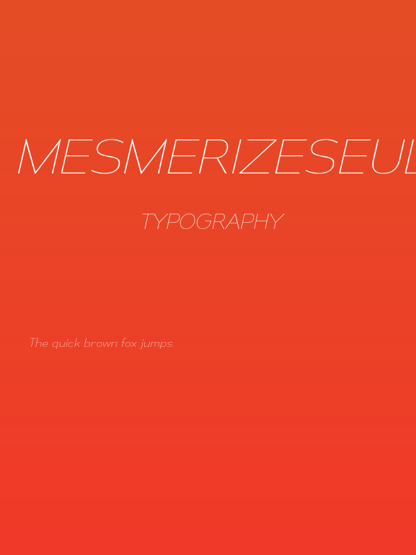 MesmerizeSeUl-Italic Poster