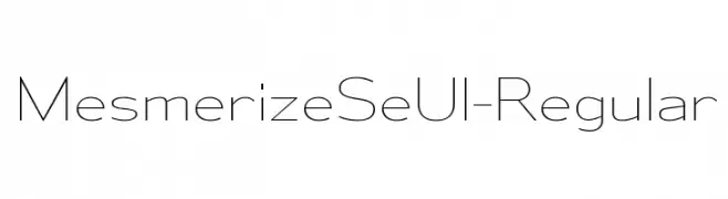 MesmerizeSeUl-Regular  免费字体下载