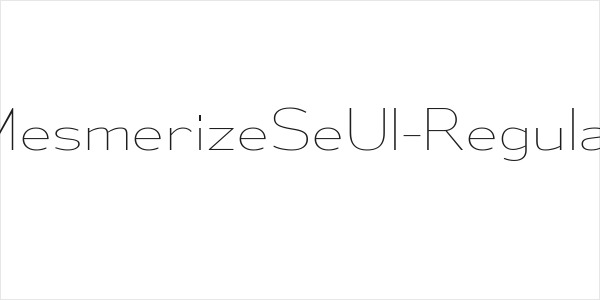 MesmerizeSeUl-Regular Logo