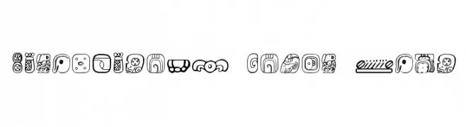 MesoAmerica Dings Four  Frei Schriftart Herunterladen