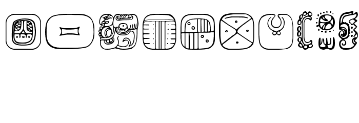 MesoAmerica Dings Four Font OTHER CHARS