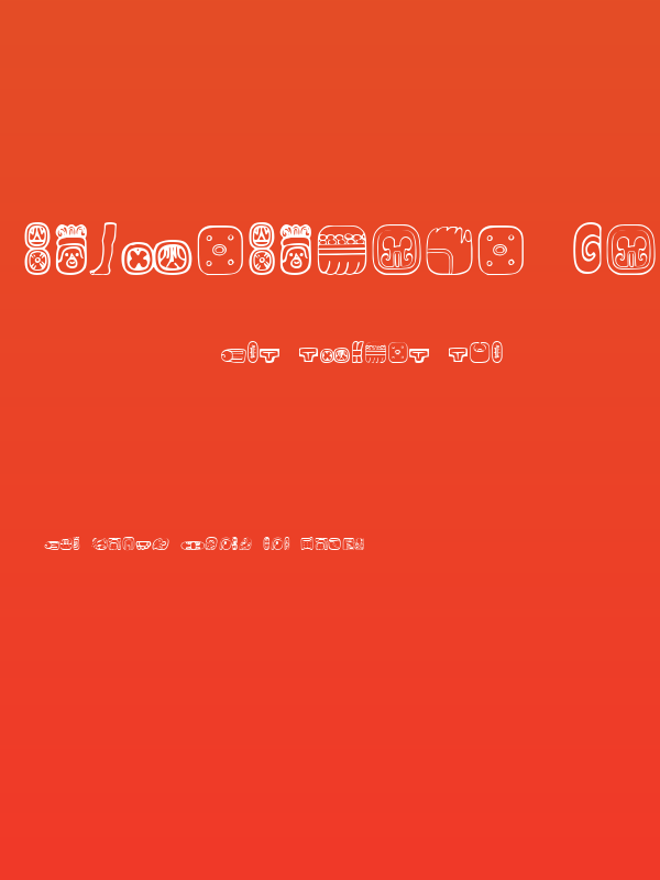 MesoAmerica Dings Four Poster