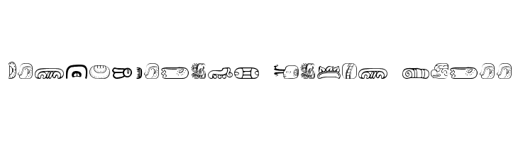 MesoAmerica Dings Three  免费字体下载