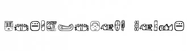 MesoAmerica Dings  Frei Schriftart Herunterladen