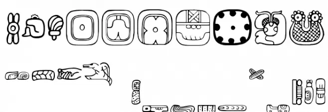 MesoAmerica Font OTHER CHARS